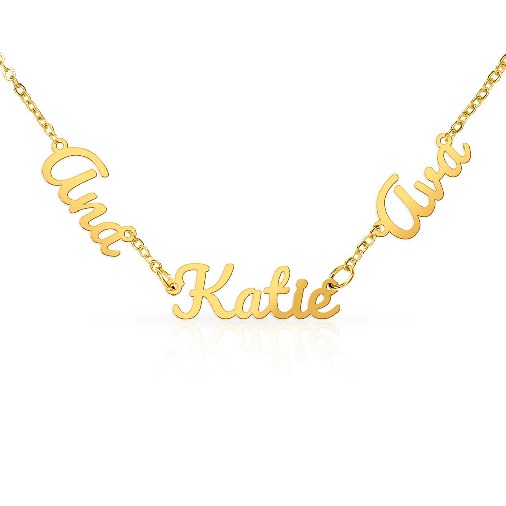 Custom Multiple Names Necklace | Everyone You Love, One Necklace | Personalized Mom Gift, Grandma Gift, Kids Names Jewelry