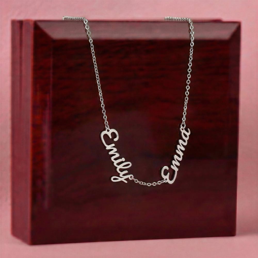 Custom Multiple Names Necklace | Everyone You Love, One Necklace | Personalized Mom Gift, Grandma Gift, Kids Names Jewelry