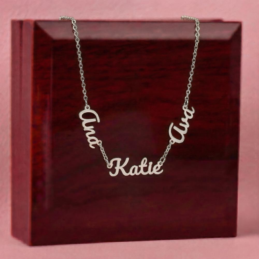 Custom Multiple Names Necklace | Everyone You Love, One Necklace | Personalized Mom Gift, Grandma Gift, Kids Names Jewelry