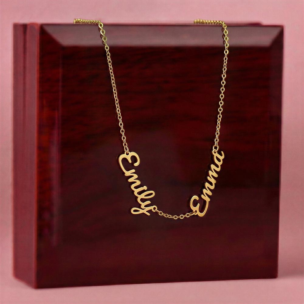 Custom Multiple Names Necklace | Everyone You Love, One Necklace | Personalized Mom Gift, Grandma Gift, Kids Names Jewelry