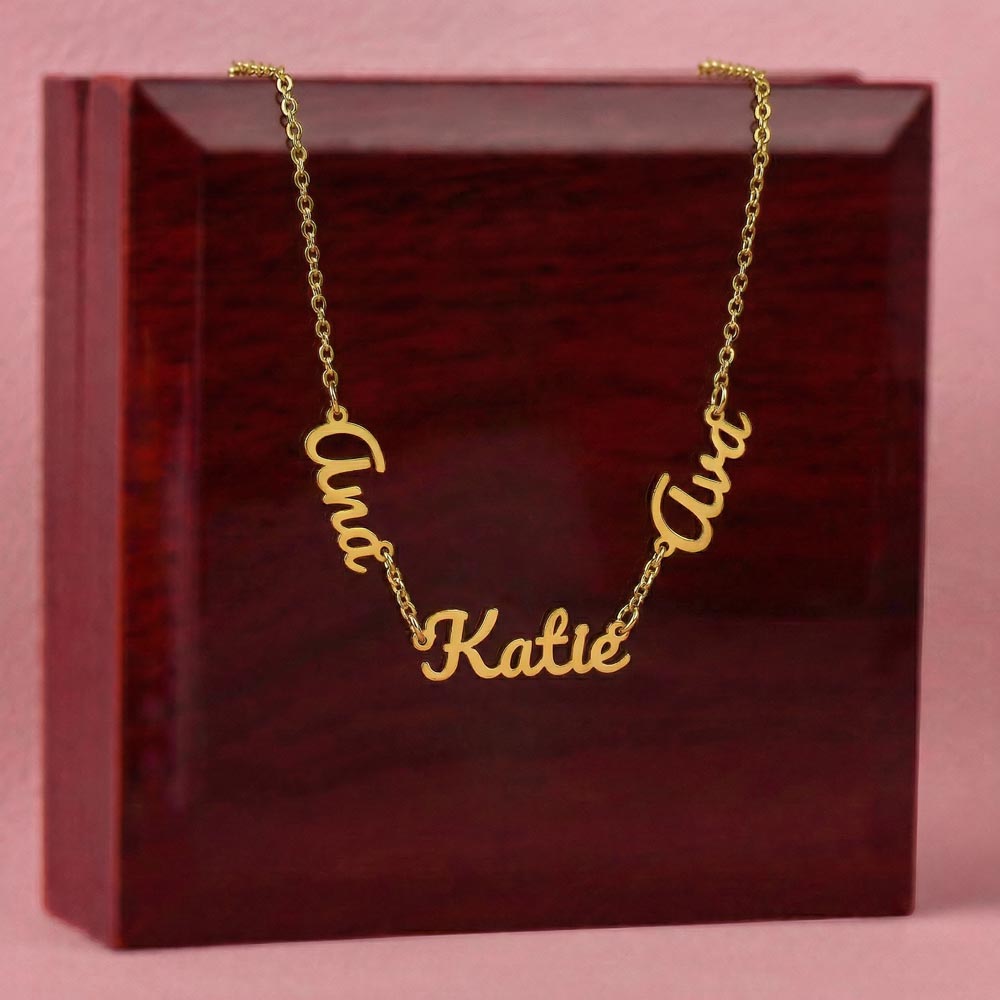 Custom Multiple Names Necklace | Everyone You Love, One Necklace | Personalized Mom Gift, Grandma Gift, Kids Names Jewelry